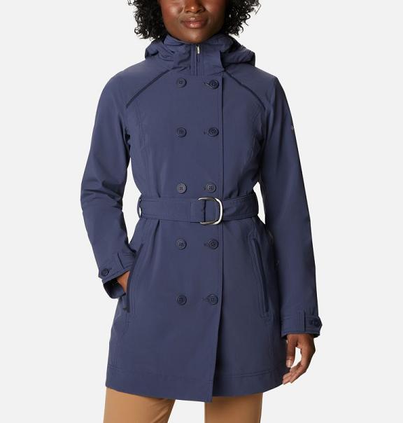 Columbia Womens Rain Jacket Sale UK - Zenith Vista Jackets Blue UK-153411